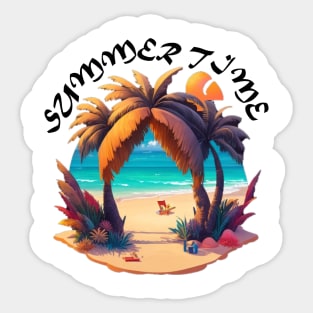 summer time Sticker